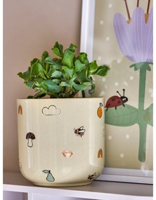 Ghiveci din gresie ø 16 cm Agnes – Bloomingville Mini