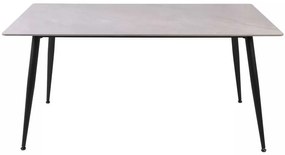Masă de bucătărie Rion 160 x 90 cm, gri / negru