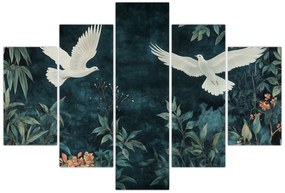 Tablou - Două porumbei (150x105 cm)