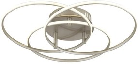 Plafoniera LED rotativa orientabila metal nichel KOMBOS