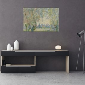 Tablou - Claude Monet, Woman Seated under the Willows, reproducere (90x60 cm)