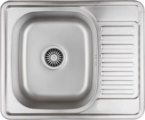 Chiuveta inox incastrata Quadron Pop Kevin 116 inox satinat 58x48 cm