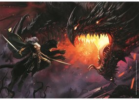 Dungeons &amp; Dragons Dark Elf Puzzle Compact 1000 piese Clementoni