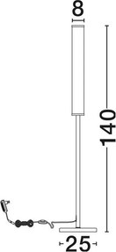 Lampa de podea LED design decorativ NOLIA