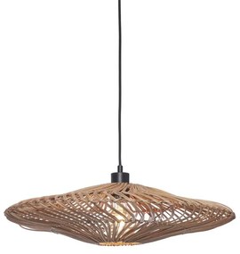 Lustra/Pendul eco din ratan Zanzibar flat 55cm L, nat
