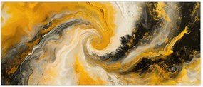 Tablou - Abstractizare în spirală (120x50 cm)