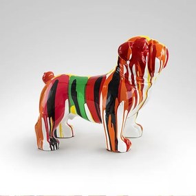 Figurina decorativa buldog pentru interior sau exterior Otto medium