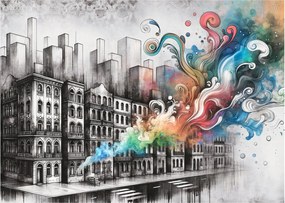 Tablou - Viața industrială (70x50 cm)