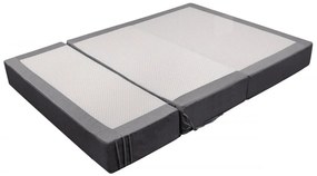 Canapea extensibila Urban Living Bedora 136x80x40 cm Grey/Grey Flower