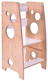 Turn educativ LINDA alb/arțar