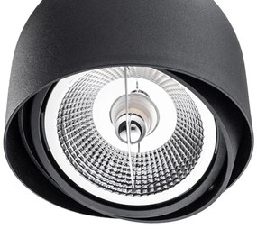 Plafoniera moderna tip Spot aplicat directionabil GARLAND negru