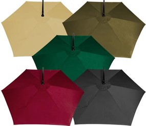 STILISTA Umbrelă de grădină, 330 cm, antracit