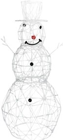 Brilagi- Decorațiune LED de Crăciun pentru exterior LED/3,6W/31/230V 2700K 90cm IP44 om de zăpadă