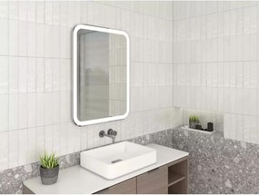 Oglinda reversibila dreptunghiulara LED Dubiel Vitrum Hugo 60x80cm