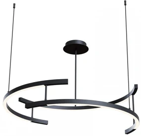 Lustra moderna LED 3000K design minimalist Line negru
