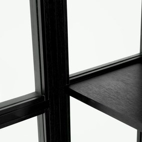 Vitrina design LUX, Furnir Stejar negru, San Bernardino