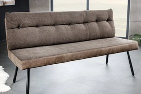 Bancheta moderna BIG GEORGE 160cm maro taupe