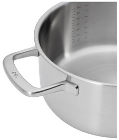 Cratiță cu capac din oțel inoxidabil 4 l adecvată pentru plita cu inducție Lucca 3.0 – FABINI