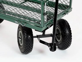 Cărărușă metalică de grădină, capacitate de încărcare 300 kg