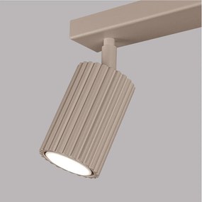 Spot taupe din metal 6,5x30 cm Gleam – Sollux