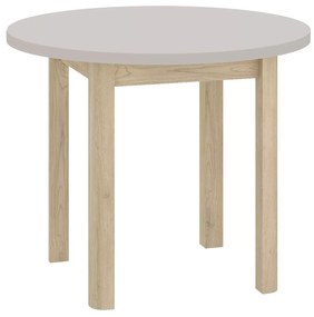 Masa rotunda de dining ADAM 80x80 cm, casmir/dub Cremona Torro