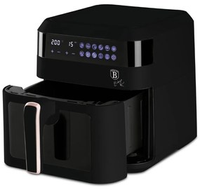 Friteuza cu aer cald, airfryer, capacitate 6.3 L Black Rose Berlinger Haus BH 9446