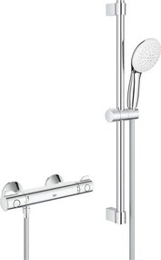 Baterie dus termostatata Grohe Grohtherm 800 crom lucios cu set de dus