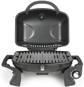 Gratar portabil pe gaz Livoo DOC275, 3.5kW, Aprindere automata, Negru