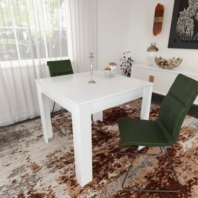 Masă de sufragerie Shiny White