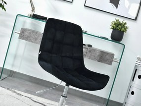 Scaun Eleanor (negru + crom). 1110005