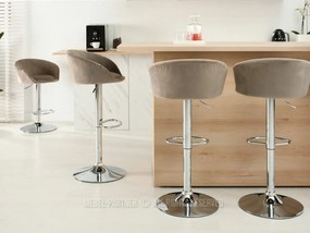 Scaun Hanzel (bej + crom). Promo -6%. 1110536