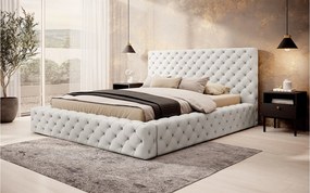 Pat lemn masiv Principe Tapitat Stofa Lada de Depozitare Personalizabil - 180x200, Sola 18