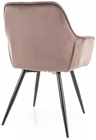 Scaun Cherry velvet cappuccino Blu38