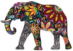 Autocolant Ambiance India Elephant 60 x 85 cm