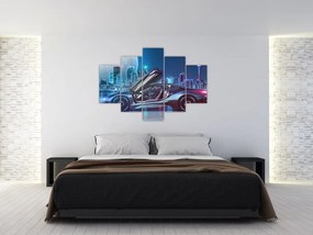 Tablou mașina de curse (150x105 cm)