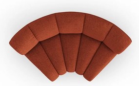 Modul pentru canapea modulară cărămiziu cu tapițerie din chenille (cu colț variabil) Lupine – Micadoni