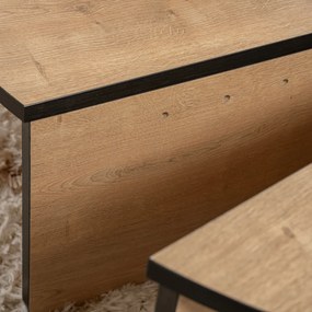 Masă de cafea Orion Honey Oak Black
