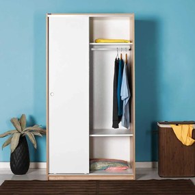Dulap Adore Slide Compact, 2 usi glisante, 94 x 182 x 52 cm