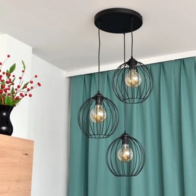 Lustră LED pe cablu MERCURE 3xE27/15W/230V