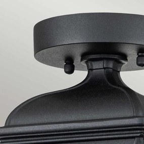 Elstead BAYVIEW-PORCH-BK - Plafonieră de exterior BAYVIEW, 1xE27/60W/230V, IP44