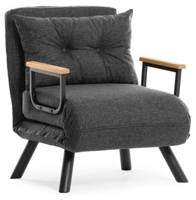 Fotoliu Sando Single Gri închis
