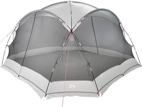 vidaXL Cort cu plasă de țânțari cu acoperiș Gri 434 x 434 x 230 cm