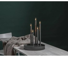 Decorațiune luminoasă neagră ø 32 cm Deco – Star Trading