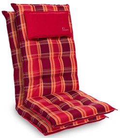 Sylt, pernă tapițată, pernă pentru scaun, spătar mai înat, poliester, 50 × 120 × 9 cm, 2 x perne
