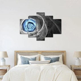 Tablou - Abstract Rose Blue (150x105 cm)