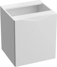 Dulap coloana mediu suspendat Rune Asger 1 sertar 51 cm alb lucios