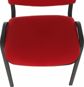 Scaun de birou, roşu, ISO NEW