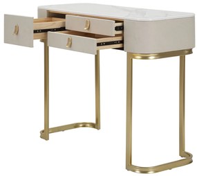 Mauro Ferretti Consola Cu 3 Sertare Beauty cm 100X40X80 | Aosom Romania