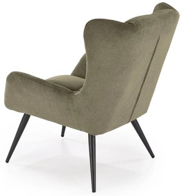 Fotoliu Byron stofa olive H92 cm