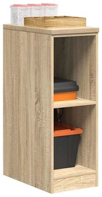 vidaXL Dulap depozitare garaj Stejar Sonoma 30x51x85 cm lemn masiv pin